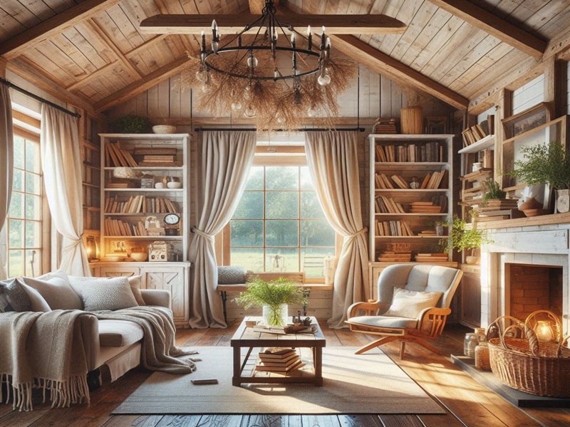 cozy reading nook