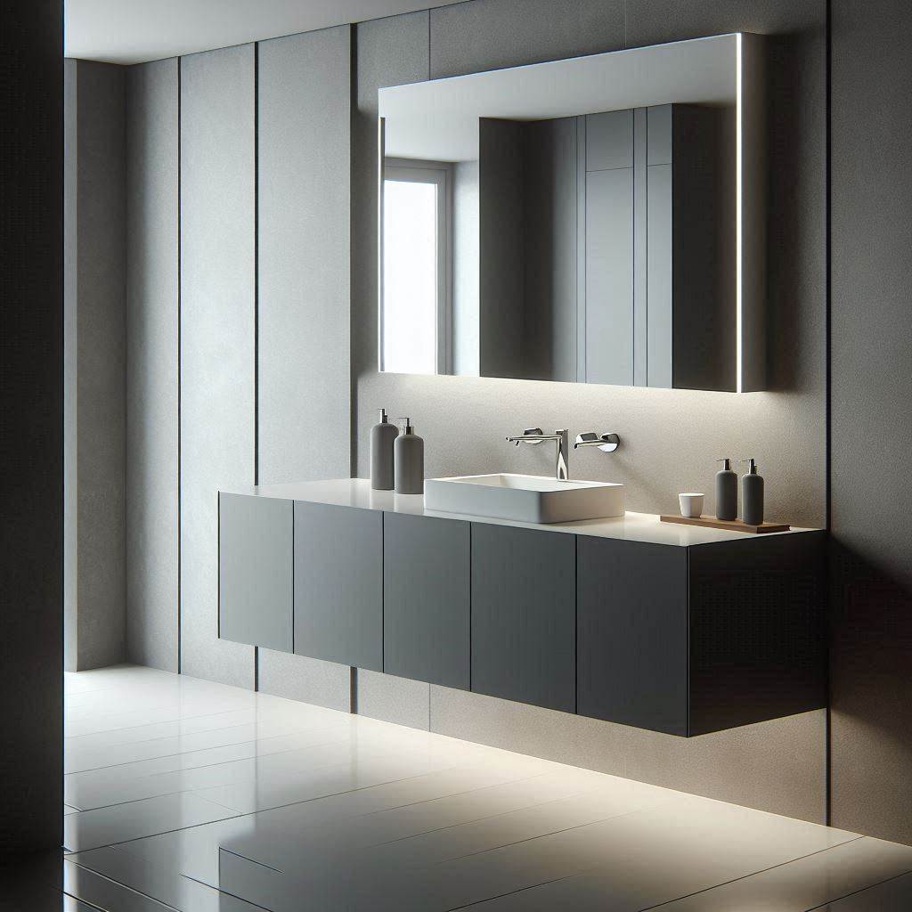 choose wall mounted vanity 