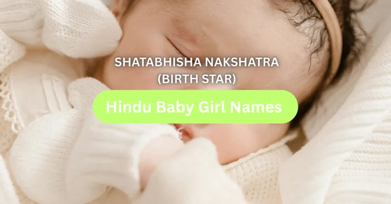 Shatabhisha nakshatra baby girl names