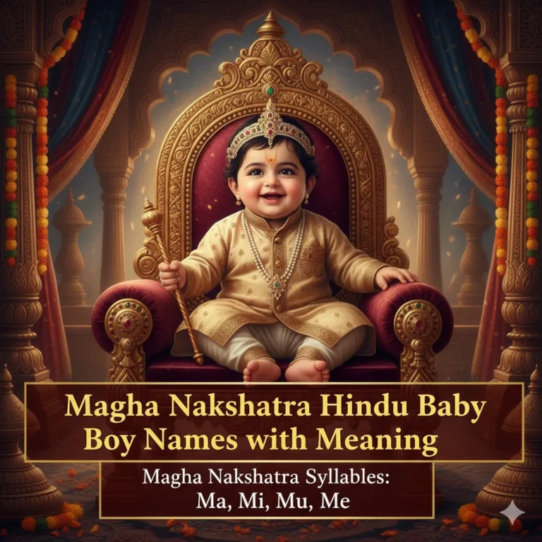 Hindu Baby Boy Names Born in Magha Nakshatra