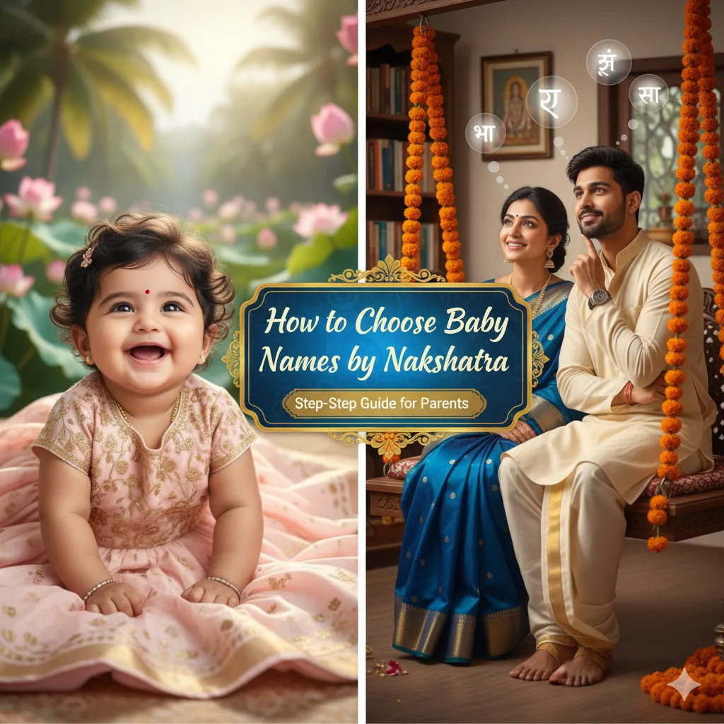 how to choose baby names by nakshatra - step by step guide for parents